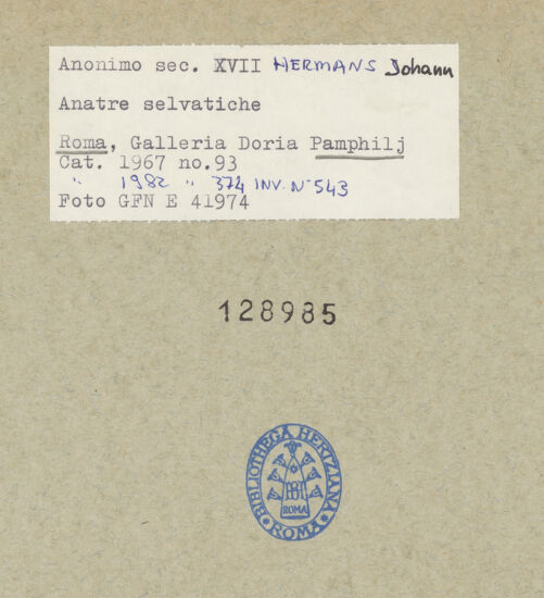 Rückseite von bh128985_recto