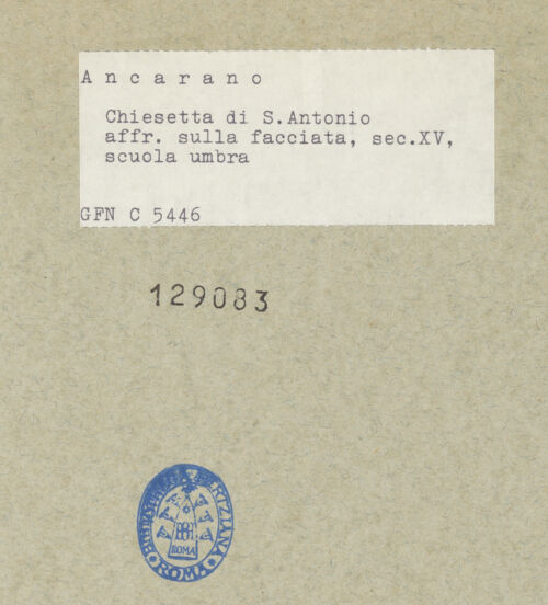 Rückseite von bh129083_recto