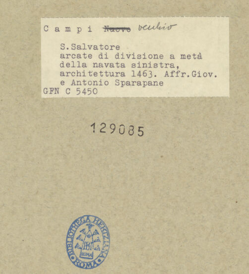 Rückseite von bh129085_recto