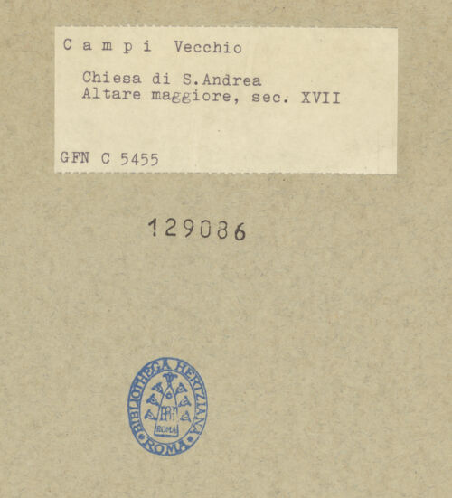 Rückseite von bh129086_recto