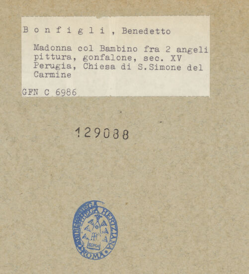 Rückseite von bh129088_recto