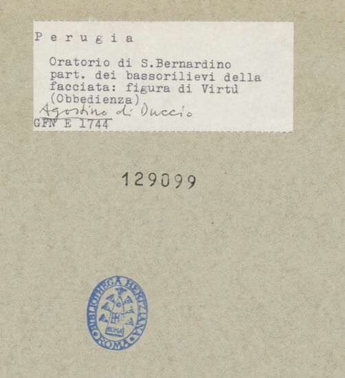 Rückseite von bh129099_recto