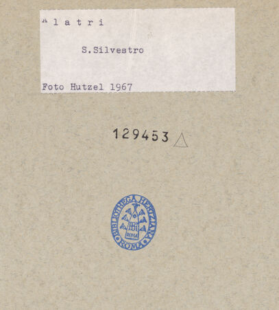 Rückseite von bh129453_recto