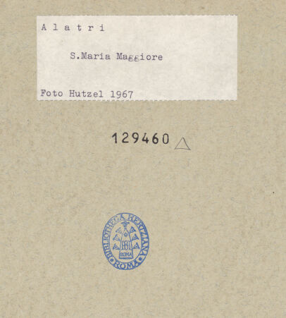 Rückseite von bh129460_recto