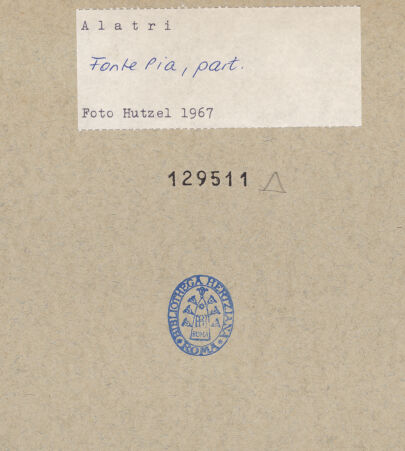 Rückseite von bh129511_recto