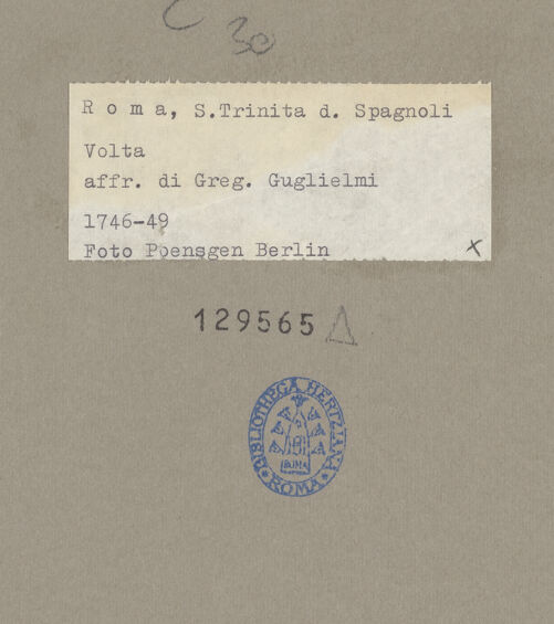 Rückseite von Poensgen, Thomas [https://www.deutsche-digitale-bibliothek.de/content/lizenzen/rv-ez/] Allegorie auf den Orden der Trinitarier - , bh129565_recto. Foto.