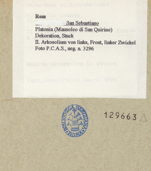 Rückseite von bh129663_recto