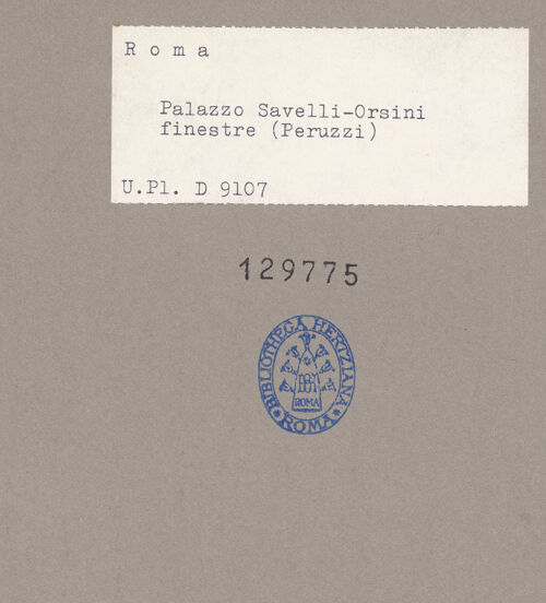 Rückseite von bh129775_recto