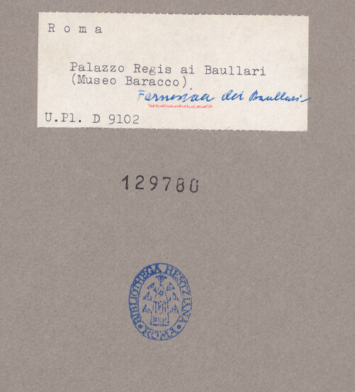 Rückseite von bh129780_recto