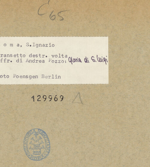 Rückseite von bh129969_recto