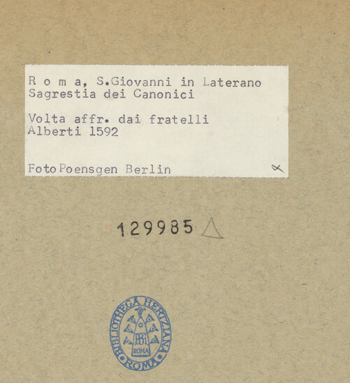 Rückseite von bh129985_recto