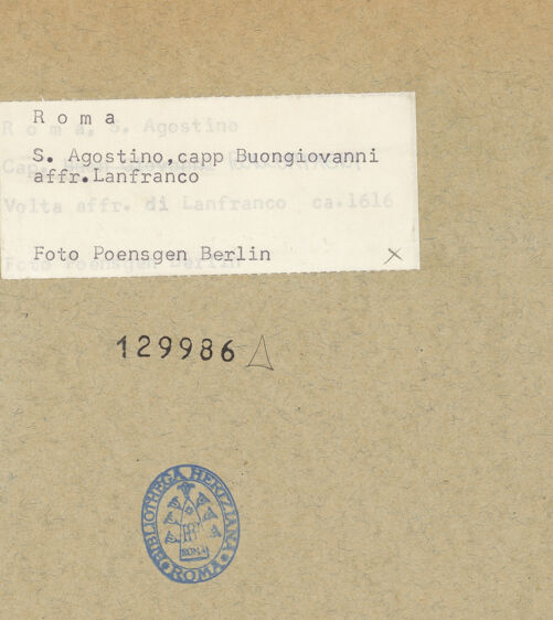 Rückseite von Bibliotheca Hertziana [https://www.deutsche-digitale-bibliothek.de/content/lizenzen/rv-ez/] Szenen aus dem Marienleben und ProphetenHimmelfahrt Mariens - Gesamtansicht mit Pendentifs vom Altar, bh129986_recto. Foto: Poensgen, Thomas.