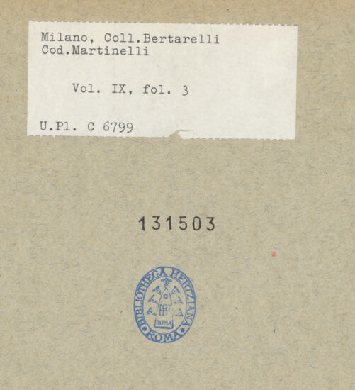 Rückseite von bh131503_recto