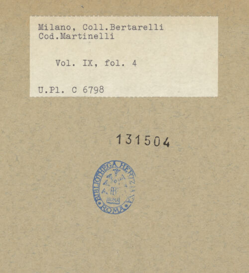 Rückseite von bh131504_recto