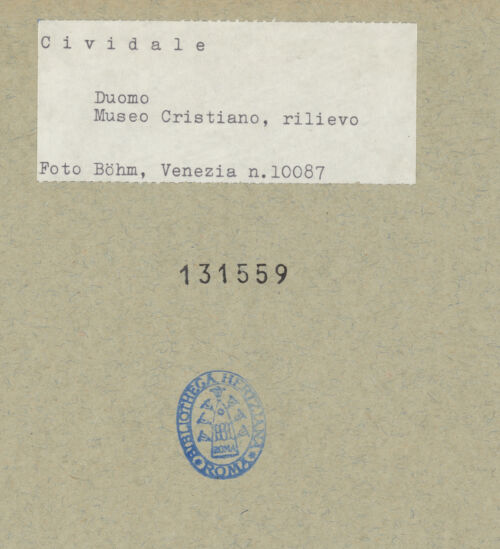 Rückseite von Böhm [https://www.deutsche-digitale-bibliothek.de/content/lizenzen/rv-ez/] Recto der Platte des heiligen Paolino - Gesamtansicht, bh131559_recto. Foto: Böhm, Osvaldo.