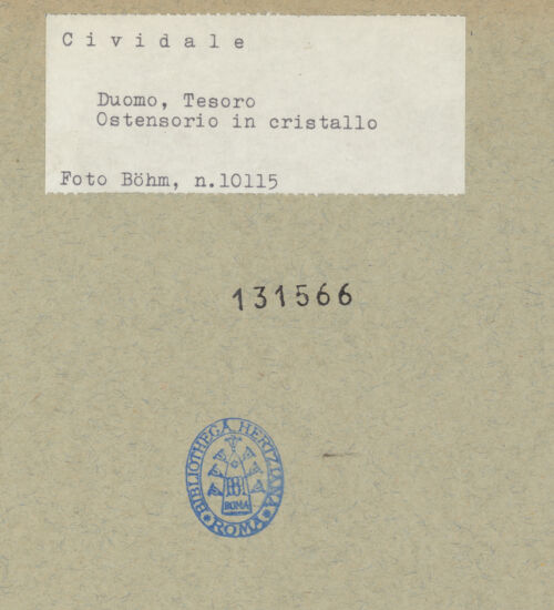 Rückseite von Böhm [https://www.deutsche-digitale-bibliothek.de/content/lizenzen/rv-ez/] Monstranz mit Kruzifix - Gesamtansicht, bh131566_recto. Foto: Böhm, Osvaldo.