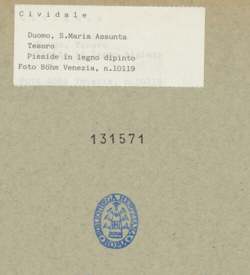 Rückseite von Böhm [https://www.deutsche-digitale-bibliothek.de/content/lizenzen/rv-ez/] Pyxis - Gesamtansicht, bh131571_recto. Foto: Böhm, Osvaldo.