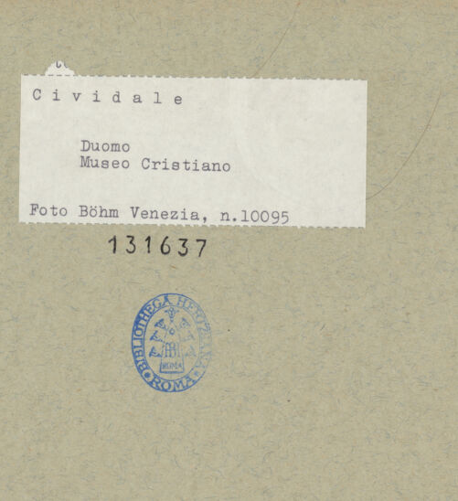 Rückseite von Böhm [https://www.deutsche-digitale-bibliothek.de/content/lizenzen/rv-ez/] Zwei weibliche Heilige zwischen den heiligen Antonius Abt und Onuphrius - Gesamtansicht, bh131637_recto. Foto: Böhm, Osvaldo.