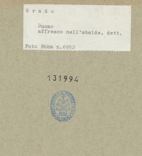 Rückseite von Böhm [https://www.deutsche-digitale-bibliothek.de/content/lizenzen/rv-ez/] Christus in der Mandorla, umgeben von den vier Tieren, und Heiligen - Linke Seite, bh131994_recto. Foto: Böhm, Osvaldo.