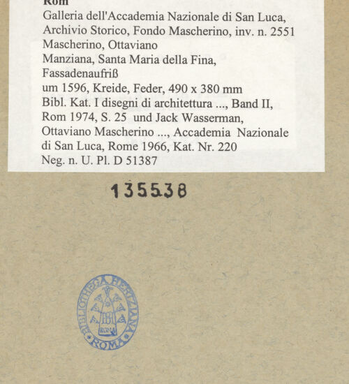 Rückseite von bh135538_recto