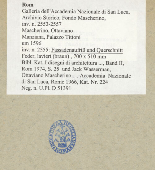 Rückseite von bh135541_recto