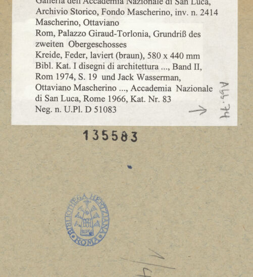 Rückseite von bh135583_recto