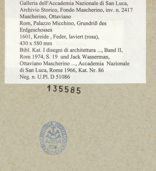 Rückseite von bh135585_recto