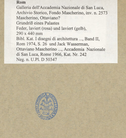 Rückseite von bh135603_recto