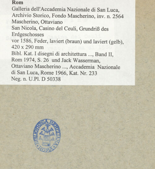 Rückseite von bh135609_recto