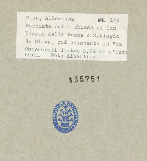 Rückseite von bh135751_recto