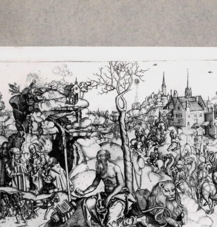 Rückseite von  [http://creativecommons.org/publicdomain/mark/1.0/] Heiliger Hieronymus - , bh136116. Foto.