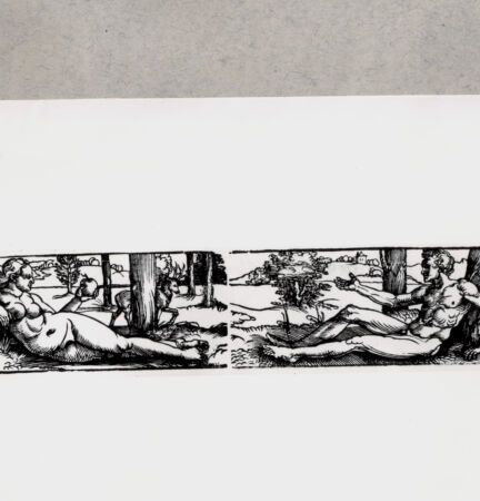 Rückseite von  [http://creativecommons.org/publicdomain/mark/1.0/] Adam und Eva - , bh136161. Foto.