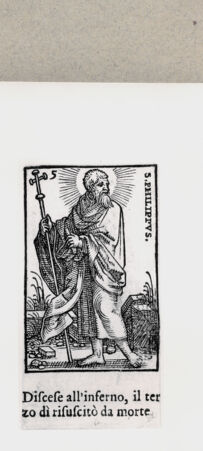 Rückseite von  [http://creativecommons.org/publicdomain/mark/1.0/] Heiliger Philippus - , bh136557. Foto.