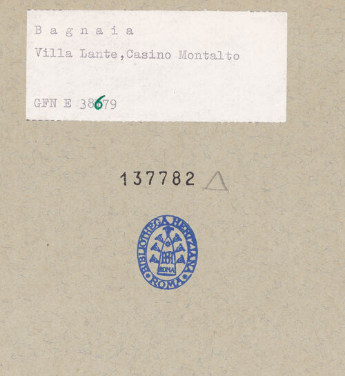 Rückseite von ICCD [https://www.deutsche-digitale-bibliothek.de/content/lizenzen/rv-ez/] Illusionistische Architekturen, Marinelandschaften und allegorische FigurenPersonifikation der Philosophie (?) - , bh137782_recto. Foto.