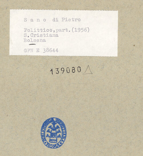 Rückseite von bh139080_recto