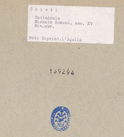 Rückseite von bh139294_recto