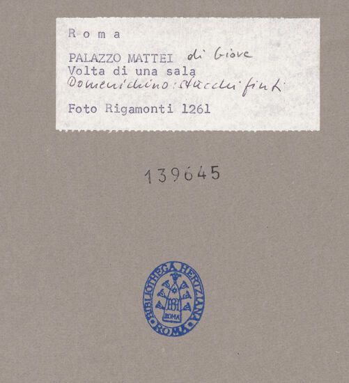 Rückseite von bh139645_recto