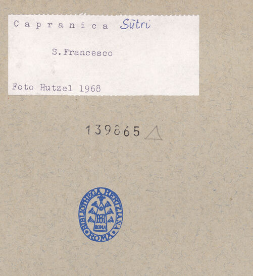 Rückseite von bh139865_recto