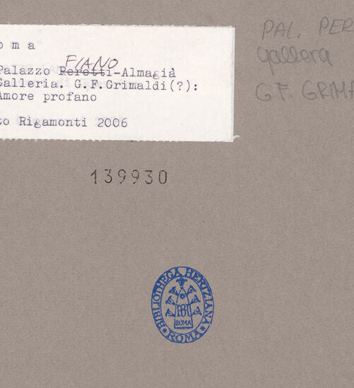 Rückseite von bh139930_recto