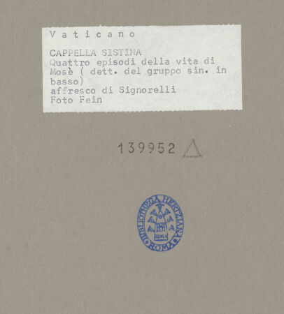 Rückseite von unbekannt [https://www.deutsche-digitale-bibliothek.de/content/lizenzen/rv-fz/] Szenen aus dem alten und neuen TestamentSzenen aus dem Leben von MosesLetzte Ereignisse im Leben von Moses: Testament und Tod Moses - Detail, Moses erinnert das Volk Israel an die Gesetze Gottes: Mann, bh139952_recto. Foto: Fein, Otto.