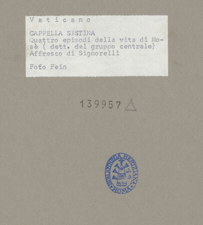 Rückseite von unbekannt [https://www.deutsche-digitale-bibliothek.de/content/lizenzen/rv-fz/] Szenen aus dem alten und neuen TestamentSzenen aus dem Leben von MosesLetzte Ereignisse im Leben von Moses: Testament und Tod Moses - Detail, Moses erinnert das Volk Israel an die Gesetze Gottes: Volk, bh139957_recto. Foto: Fein, Otto.