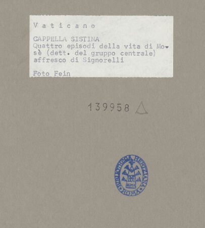 Rückseite von unbekannt [https://www.deutsche-digitale-bibliothek.de/content/lizenzen/rv-fz/] Szenen aus dem alten und neuen TestamentSzenen aus dem Leben von MosesLetzte Ereignisse im Leben von Moses: Testament und Tod Moses - Detail, Moses erinnert das Volk Israel an die Gesetze Gottes: nackter Fremdling, bh139958_recto. Foto: Fein, Otto.