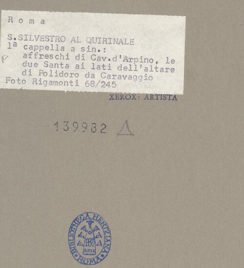 Rückseite von bh139982_recto