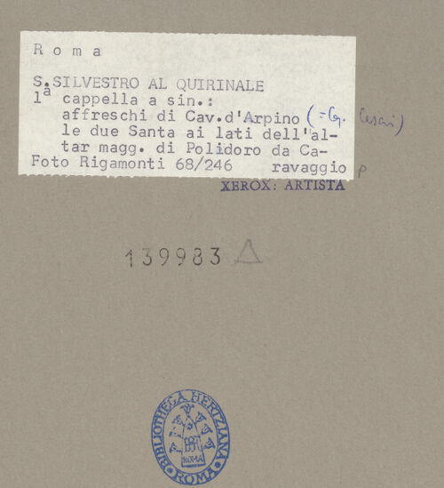 Rückseite von bh139983_recto