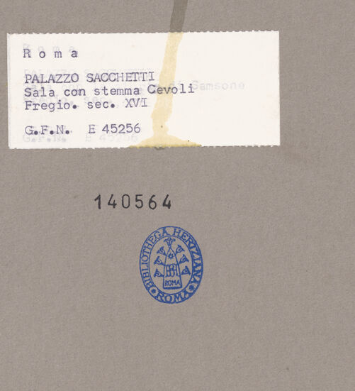 Rückseite von bh140564_recto