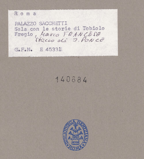 Rückseite von bh140884_recto