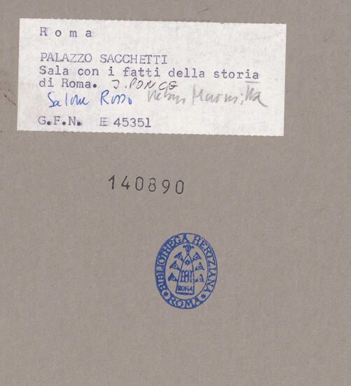 Rückseite von bh140890_recto