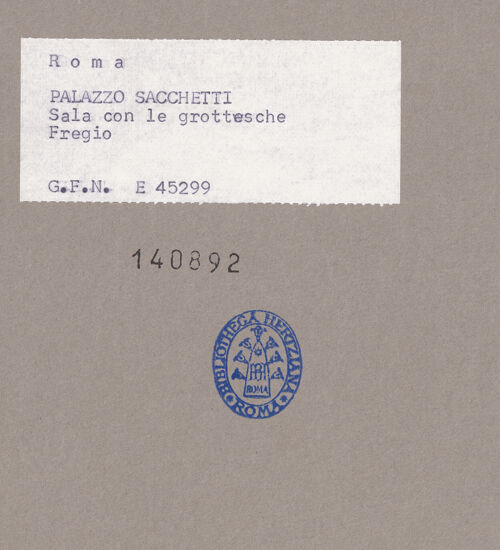 Rückseite von bh140892_recto