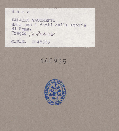 Rückseite von bh140935_recto