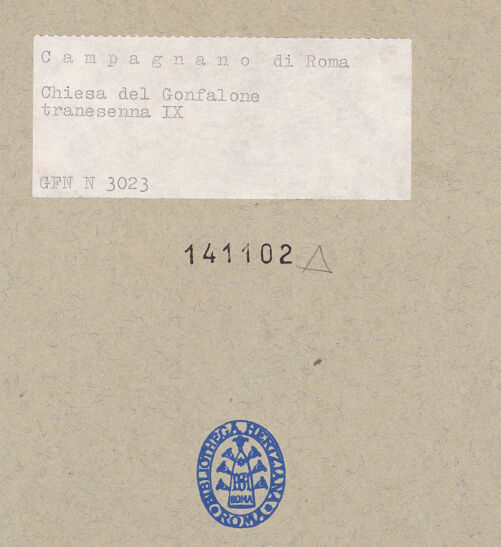 Rückseite von ICCD [https://www.deutsche-digitale-bibliothek.de/content/lizenzen/rv-ez/] Prunkmobiliar: Bibliotheksausstattung - Eingang zur Wendeltreppe, bh141102_recto. Foto.